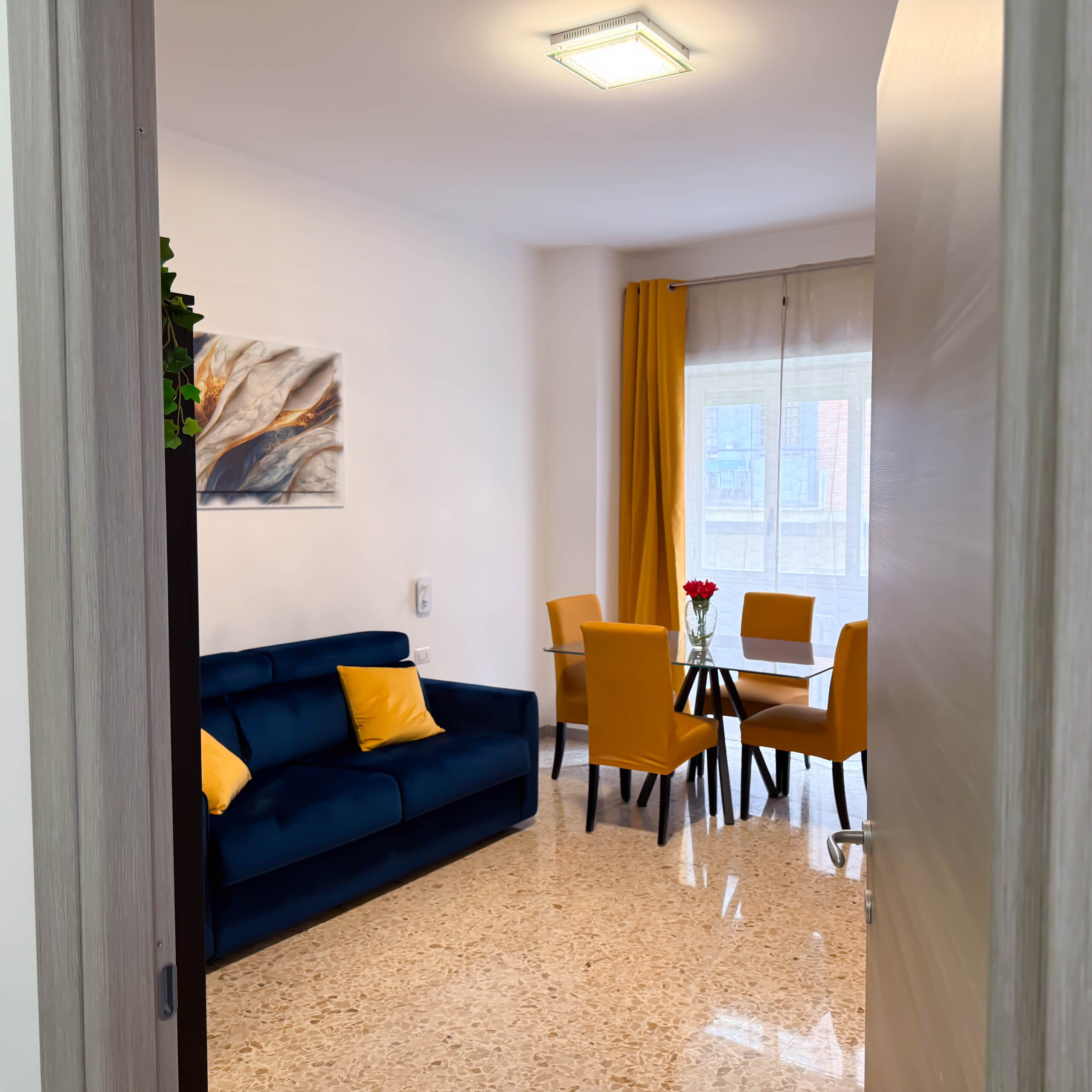 Vatican City Vacation Rental - King Vatican Suite: view of the Living Room from outside Vatican City Vacation Rental - King Vatican Suite: view of the Living Room from outside